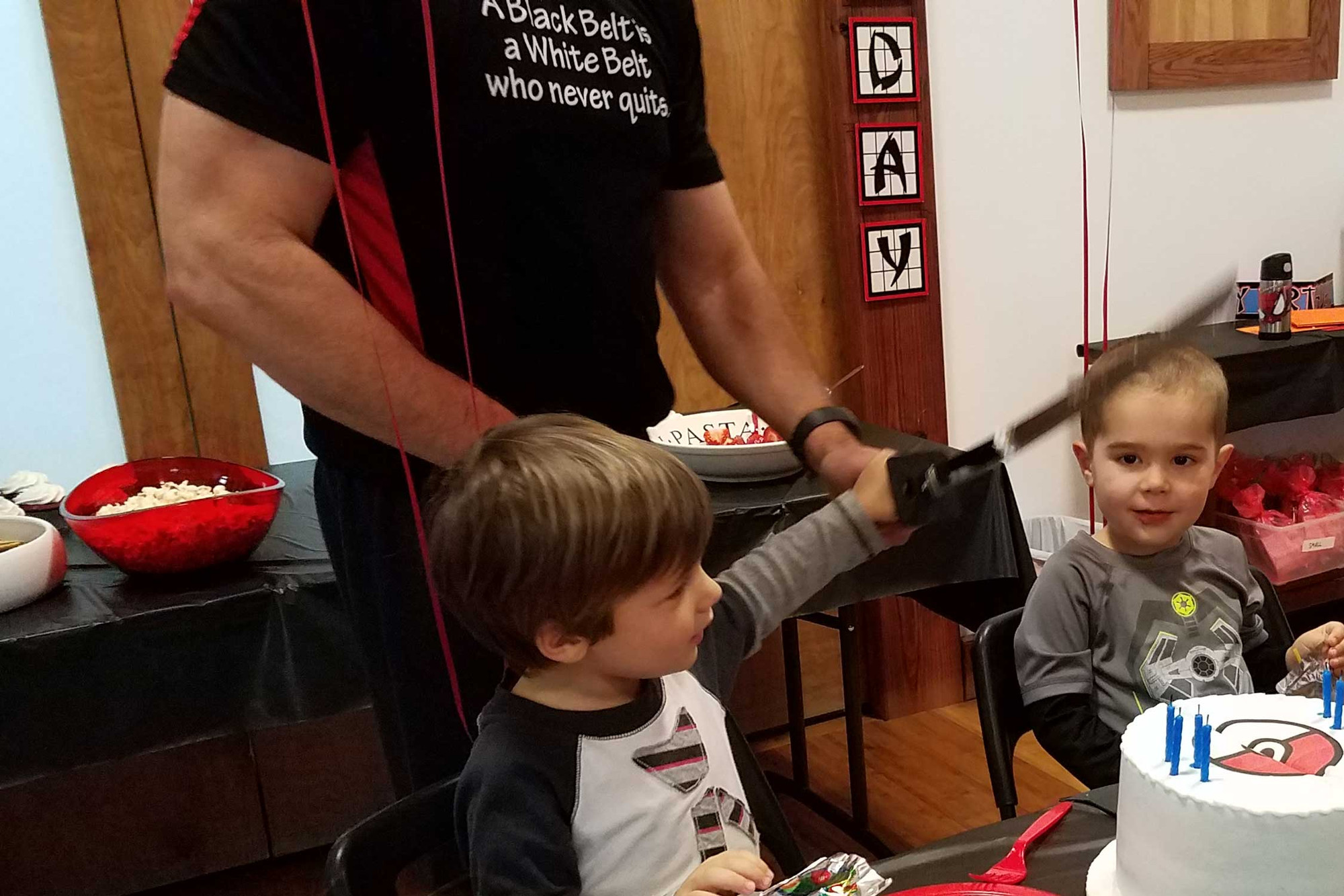 Birthday training at Black Knight