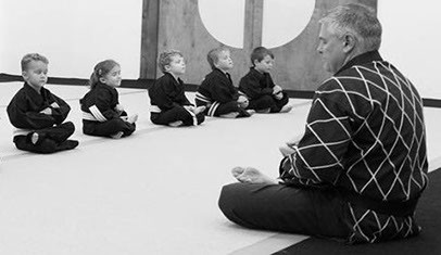 Little Ninjas meditating