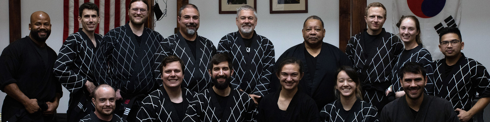 Black belt reunion at Black Knight Martial Arts
