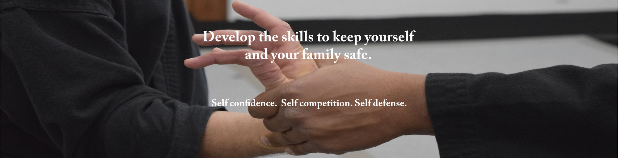 A wrist lock at Black Knight Martial Arts